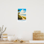 Cacao Beach Florida Reisprint Poster (Keuken)