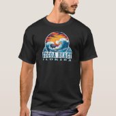Cacao Beach Florida Surfers T-shirt (Voorkant)
