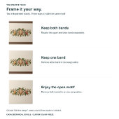 Cacao Botanische Scroll Aangepaste Kleur Fries Tegeltje