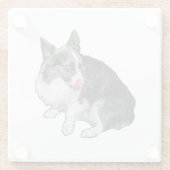 Cacao Break, Scarlet Tip Glazen Onderzetter (Achterkant)