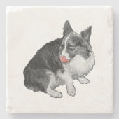 Cacao Break, Scarlet Tip Stenen Onderzetter (Voorkant)