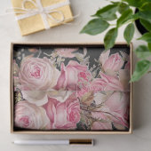 Cacao Chaud et Rozen Pink Butterflies Decoupage Tissuepapier (Geschenk)