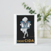 Cacao Cida -  voedselkunst Briefkaart (Staand voorkant)