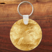 Cacao Crème Bruine Ogen Oogwimpers Sleutelhanger (Achterkant)