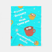 Cacao Dreams Kussen Fleece Deken (Voorkant)