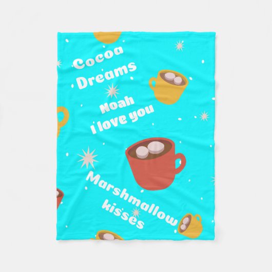 Cacao Dreams Kussen Fleece Deken (Voorkant)