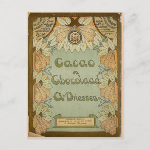 Cacao en Chocolade Dutch Chocolate 1900 Briefkaart