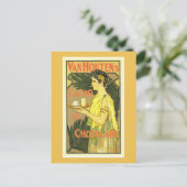 Cacao en Chocolade Vintage van Van Houten Briefkaart (Staand voorkant)