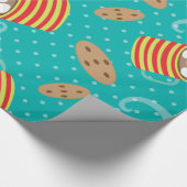 Cacao- en Cookies Vakantiepapier Cadeaupapier (Hoek)