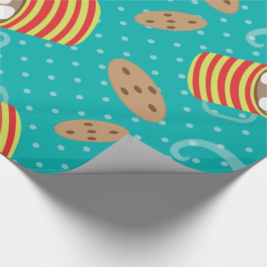 Cacao- en Cookies Vakantiepapier Cadeaupapier (Hoek)