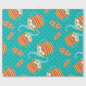 Cacao- en Cookies Vakantiepapier Cadeaupapier (Vlak)