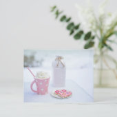 Cacao- en hartvormenkookies zijn van mijn Briefkaa Briefkaart (Staand voorkant)