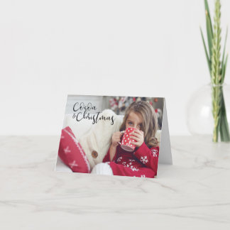 Cacao en Kerstmis Kaart