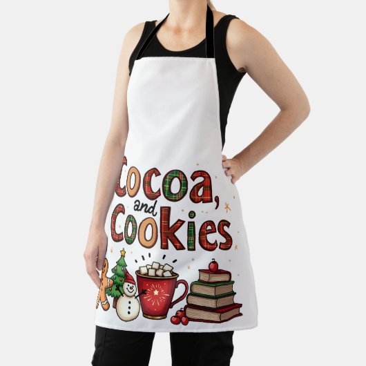 Cacao en koekjes kerstliefhebbers schort (Insitu)