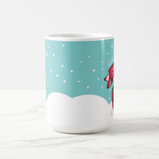 Cacao en koekjes voor de kerstman koffiemok (Center)