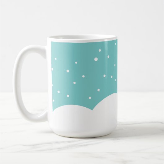 Cacao en koekjes voor de kerstman koffiemok (Links)