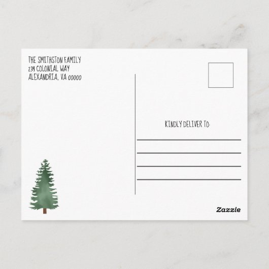 Cacao en Koekkerst Briefkaart (Achterkant)