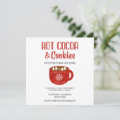 Cacao en Koekkerst Uitnodigen Kaart (Staand voorkant)