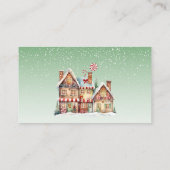 Cacao en Macarons Meisje Baby shower Luier Raffle Informatiekaartje (Achterkant)