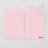 Cacao Gold Blush Pink Mint Warm Wishes Briefkaart (Achterkant)