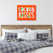 Cacao & Kisses Canvas Afdruk (Insitu (Slaapkamer))