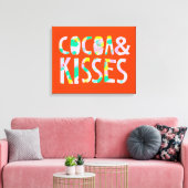 Cacao & Kisses Canvas Afdruk (Insitu (Woonkamer))