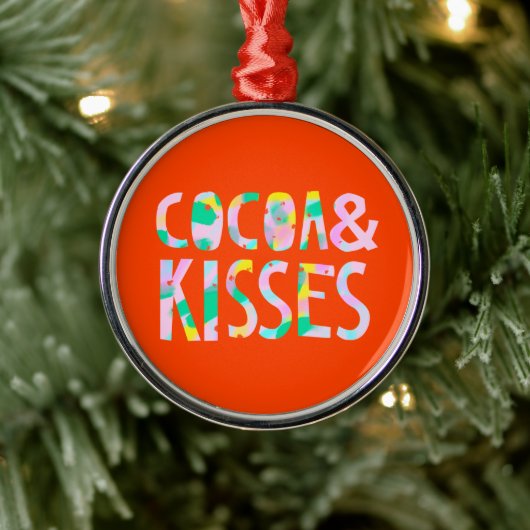 Cacao & Kisses Metalen Ornament (Boom)