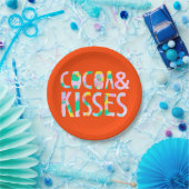 Cacao & Kisses Papieren Bordje (Feest)