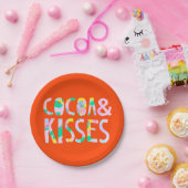 Cacao & Kisses Papieren Bordje (Feest)