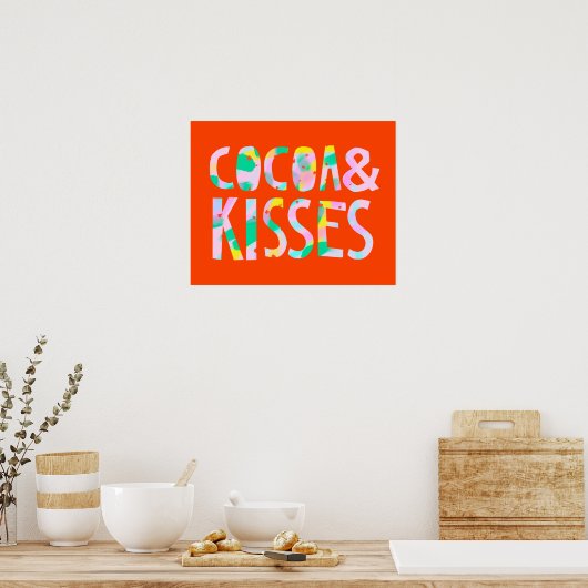 Cacao & Kisses Poster (Keuken)