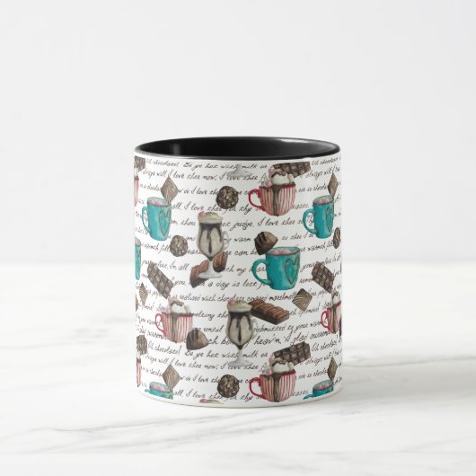 Cacao Marshmallow Hot Chocolate snoep script Mok (Midden)