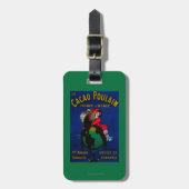 Cacao Poulain  posterEuropa Bagagelabel (Voorkant verticaal)