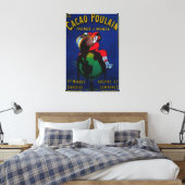 Cacao Poulain posterEuropa Canvas Afdruk (Insitu (Slaapkamer))