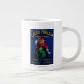 Cacao Poulain posterEuropa Grote Koffiekop (Rechts)