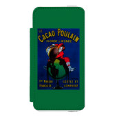 Cacao Poulain  posterEuropa Incipio iPhone Portemonnee Hoesje (Voorkant Agenda)