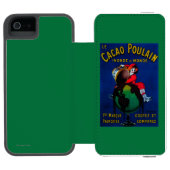 Cacao Poulain  posterEuropa Incipio iPhone Portemonnee Hoesje (Agenda Open)