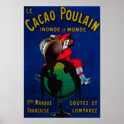 Cacao Poulain posterEuropa Poster (Voorkant)