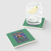 Cacao Poulain  posterEuropa Stenen Onderzetter (Zijkant)