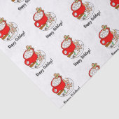 Cacao, tandbrood, Star, Snowman Large Gift Bag T Tissuepapier (Detail)