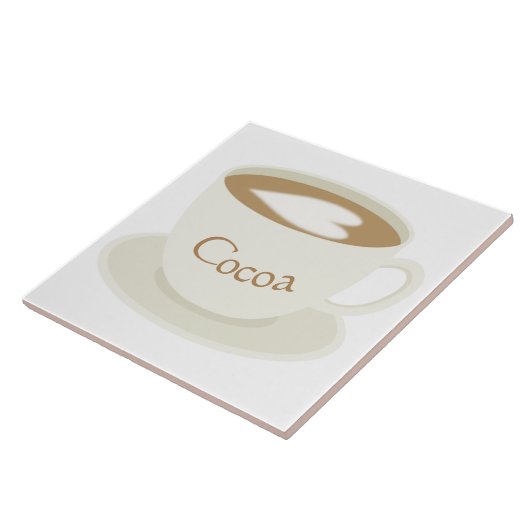 Cacao Tegeltje (Zijkant)