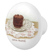  cacao Victoriaans warme chocolade elegant beker Keramische Knop (Rechts)