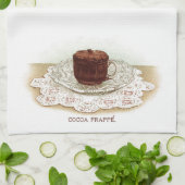  cacao Victoriaans warme chocoladeelegant Theedoek (Gevouwen)