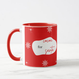 Cacao voor de Kerstman Mok