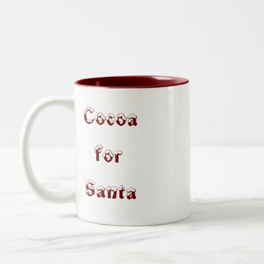 Cacao voor Santa Mok (Links)