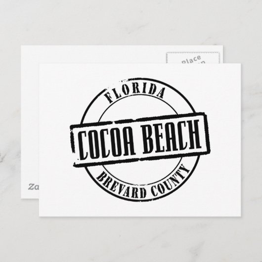 Cacaobalk Titel Briefkaart (Voorkant / Achterkant)