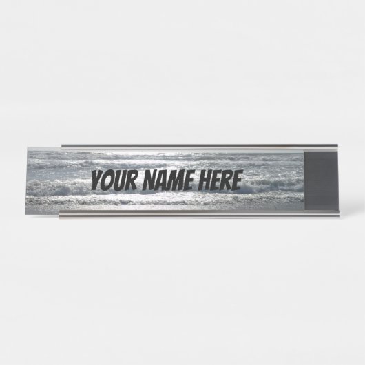 Cacaobeach Bureau Naambordje (Voorkant)