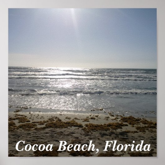 Cacaobeach. Florida Poster (Voorkant)