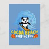 Cacaobeach Surfun Briefkaart (Voorkant)