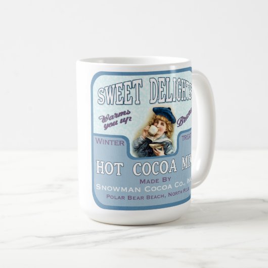  cacaochocolade Coffee of thee-Mok Koffiemok (Voorkant rechts)