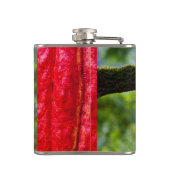 cacaodraden rood heupfles (Achterkant)